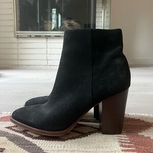 Sam Edelman | Suede Booties | Size 10.5 | Black